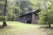 Exterior of cabin.