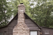 Upper portion of chimney on Cabin 4.