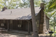 Exterior of lodge.