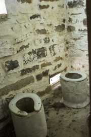 Outhouse at Big Flat City Park.