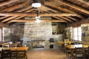 The indoor dining area for the Pavillion Cafe