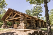 A second pavillion along Lee Creek
