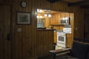 The entryway to the kitchen of Cabin 12