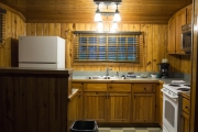 The kitchen of Cabin 12