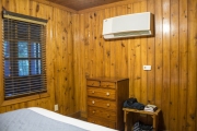 The bedroom of Cabin 12