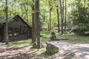 View of Cabin 12 from the parking area