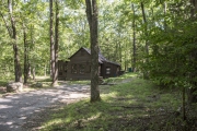 View of Cabin 12 from the parking area