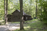 View of Cabin 12 from the parking area