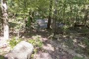 The foundation from the CCC Kitchen and Mess Hall