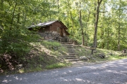 View of Cabin 17 from the road