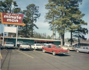 The Minute Man in Arkadelphia, Arkansas, was a popular meeting place for students of Ouachita Baptist University