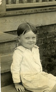 Harvey Goodwin as a young child