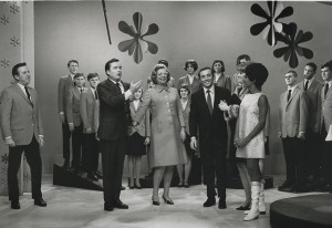 Jeannette appearing as guest on the "Mike Douglas Show," ca. early 1960s