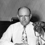 Garner at KFPW desk