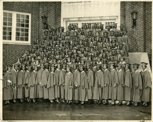 Porter's Dunbar High School class photograph, 1950