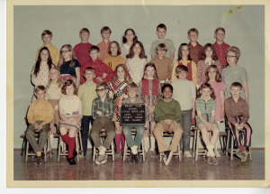 Art Porter, Jr., Brady Elementary School class portrait, fourth grade, 1971