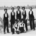 Art Porter with musicians and sons, ca. 1970s