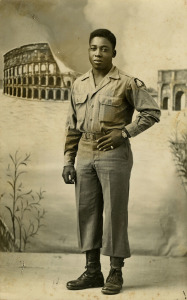 African American Male in uniform, ca. 1942-1943