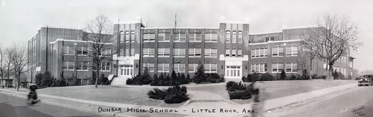 Photographic image of Dunbar High School, Little Rock, Arkansas, 1935. courtesy UA Little Rock CAHC.