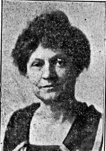 image from The Chattanooga News of Florence Cotnam, 1920.