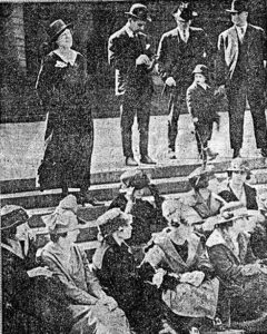 Speaking from the steps of city hall, St. Louis, MO, March 24, 1919.