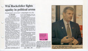 Winthrop Paul Rockefeller on 1998 campaign trail