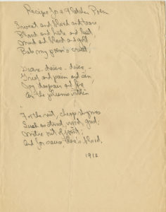 John Gould Fletcher's recipe for a poem