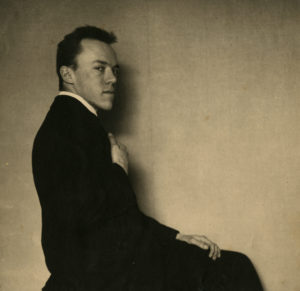 John Gould Fletcher in seated pose, circa 1912