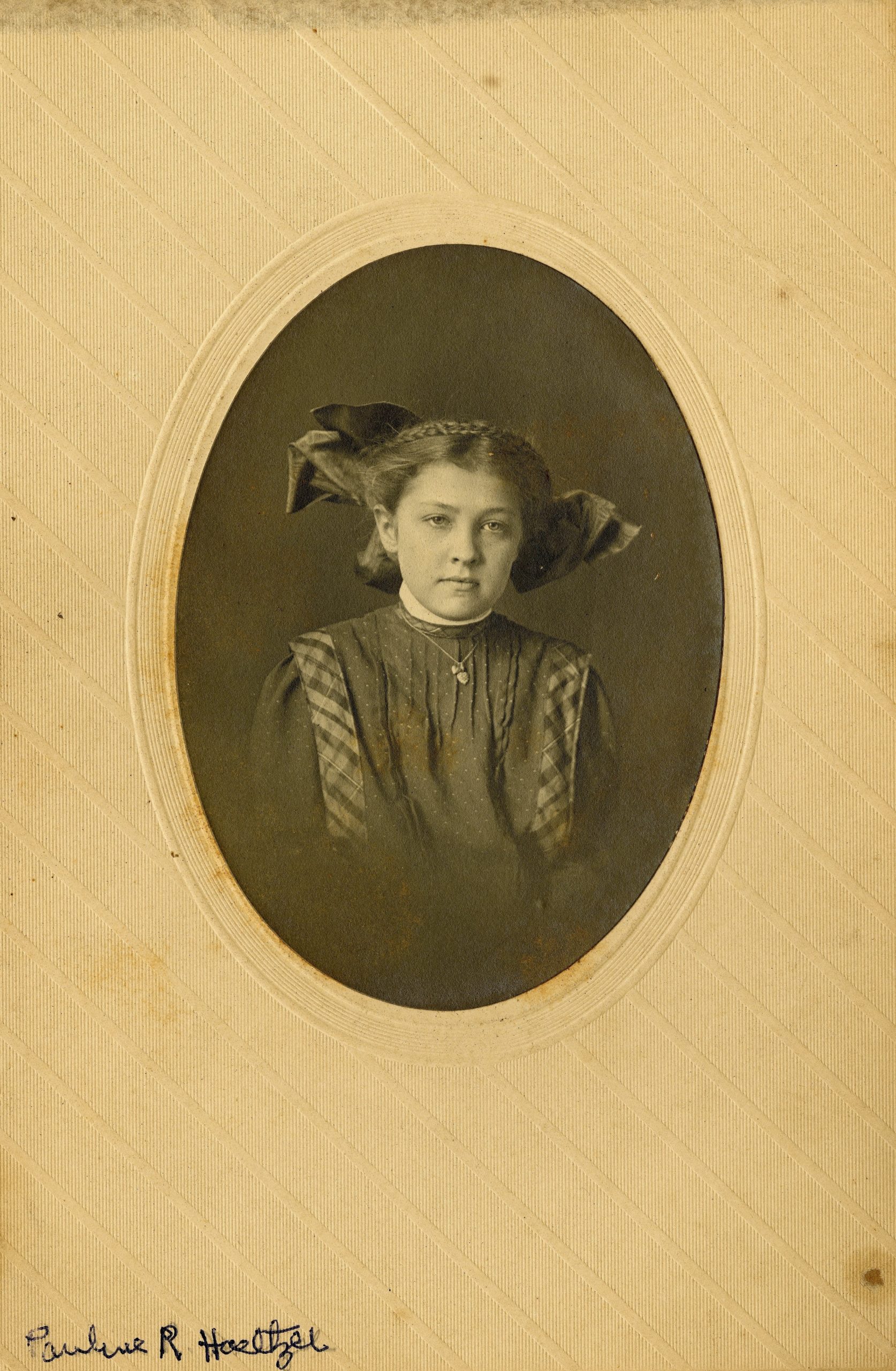 An undated photo of Pauline as a child.