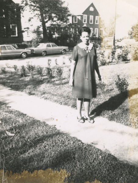 Montague while pregnant with David, 1966