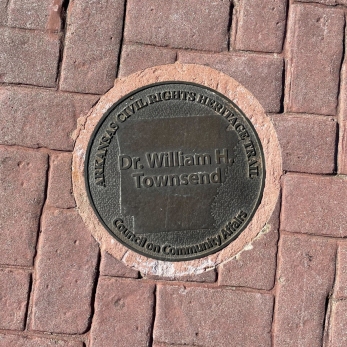 Dr. Townsend's Arkansas Civil Rights Heritage Trail Marker, January 2022