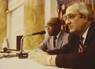 Dr. Townsend serving as the Speaker of the House, 1989