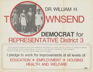Dr. Townsend's campaign flyer for District 3, ca. 1991