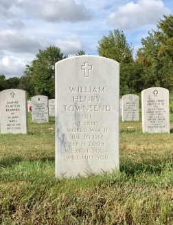 Dr. Townsend's tombstone, August 2021