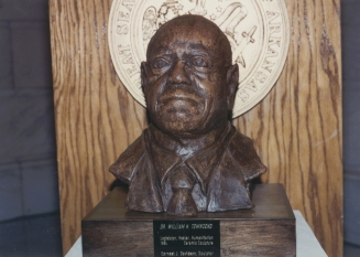 Ceramic bust of Dr. William Townsend, ca. 1995