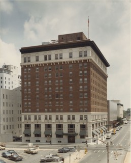 Exterior of the Lafayette Hotel, undated