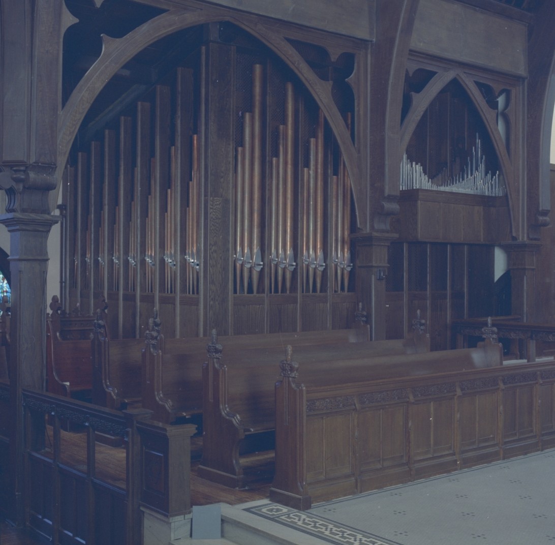 New church organ at Trinity Episcopal Cathedral, 1968 New church organ at Trinity Episcopal Cathedral, 1968