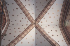 Newley stenciled celling, ca. October 2007-November 2009