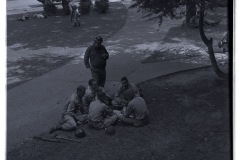 Arkansas National Guard soldiers on the Central High School lawn