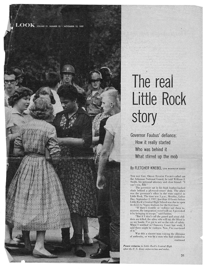 "The Real Little Rock Story," Look Magazine, 1957 November 12