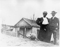 Man and Woman with Opossum, undated