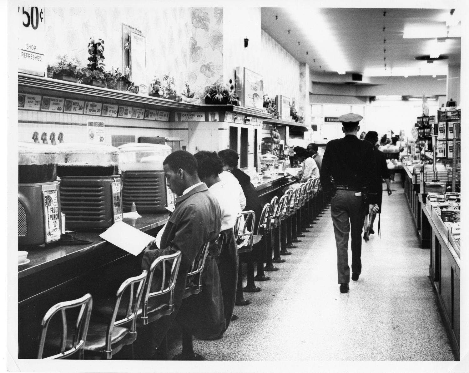 Woolworth Store Interior, Photograph