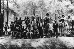 Group portrait of unidenditified saw crew in Ashley County