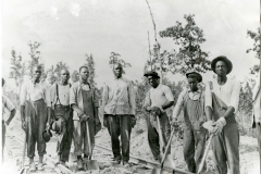 Unidentified railroad crew in Ashley County