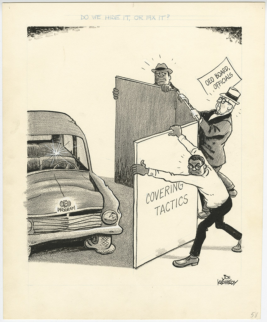 "Do we hide it or fix it?" by Jon Kennedy "Do we hide it or fix it?" by Jon Kennedy