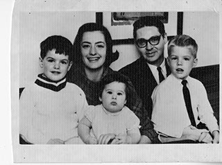 Cal and Brownie Ledbetter with Grainger, Jeffrey, and Snow