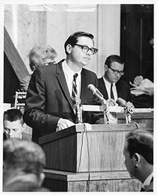 Cal Ledbetter presiding over Arkansas House of Representatives, ca. 1968-2-13