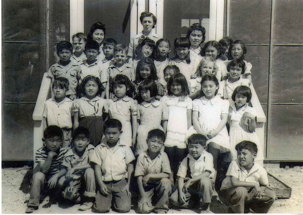 Elementary class at Rohwer Relocation Center