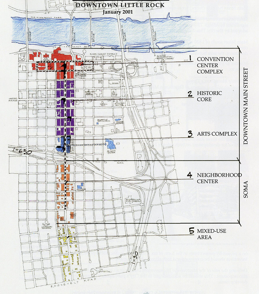Main Street Corridors Study, Downtown Little Rock; January 2001