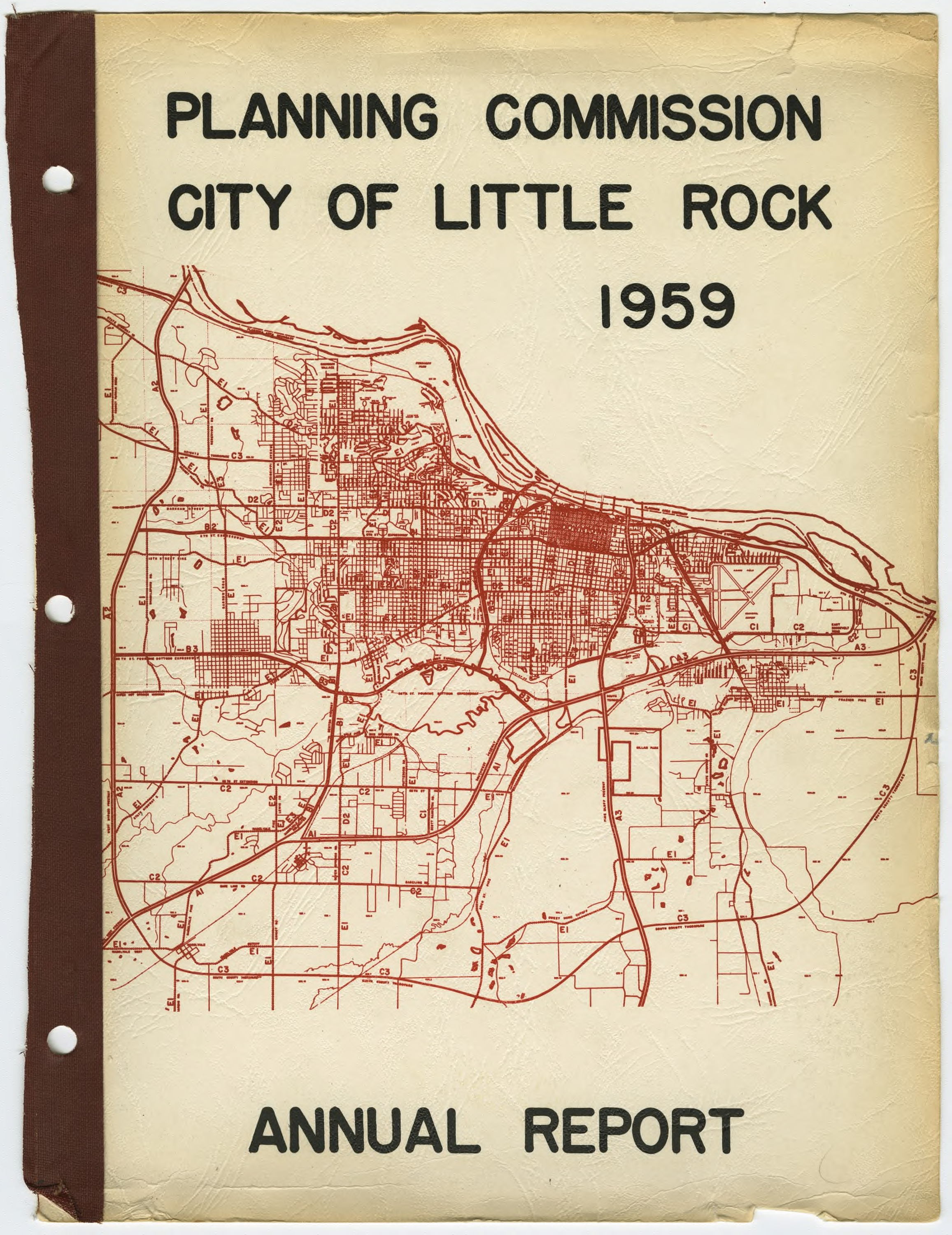 Planning Commission City of Little Rock, 1959 Annual Report. City of Little Rock Planning & Development records